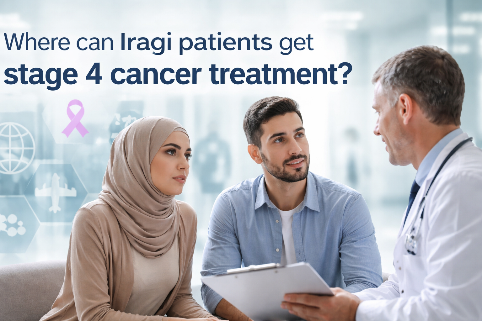 Where can Iraqi patients get stage 4 cancer treatment