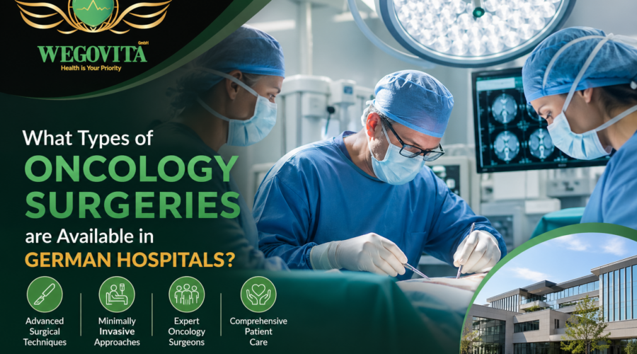 What types of oncology surgeries are available in German hospitals